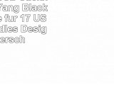 Plexiglas USB Stickhalter YingYang Black and White für 17 USB Sticks  edles Design