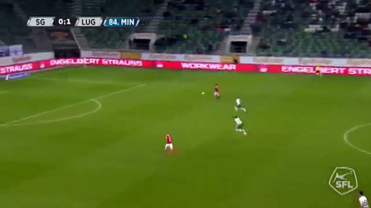 Sankt Gallen 0:2 Lugano (Swiss Super League. 18 November 2017)