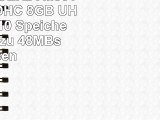 Toshiba EXCERIA M301EA Micro SDHC 8GB UHSI Klasse 10 Speicherkarte bis zu 48MBs lesen
