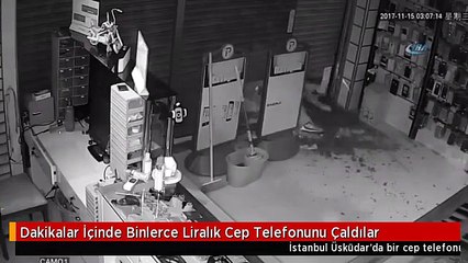 Dakikalar İçinde Binlerce Liralık Cep Telefonunu Çaldılar