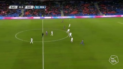 Basel 5:1 Sion (Swiss Super League. 18 November 2017)