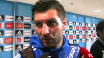 La joie de Dédé Gignac après la belle victoire face à Bordeaux