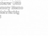 8GB USB Stick 10 stück Einklappbarer USB 20 Transmemory Memory Sticks Mehrfarbig5