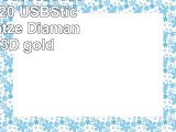 818Shop No36100090032 HiSpeed 20 USBSticks 32GB Katze Diamant Metall 3D gold