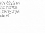 Microcell SDHC 32GB Speicherkarte  32gb micro sd karte  für Sony Xperia S  Sony Xperia
