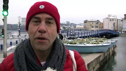 Un réveil sous la neige, plutôt apprécié des Martégaux...