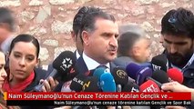 Naim Süleymanoğlu'nun Cenaze Törenine Katılan Gençlik ve Spor Bakanı Osman Aşkın Bak, 