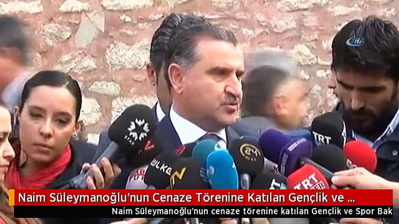 Naim Süleymanoğlu'nun Cenaze Törenine Katılan Gençlik ve Spor Bakanı Osman Aşkın Bak, " O Bir...