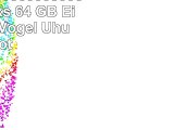 818Shop No13600080064 USBSticks 64 GB Eiform Eule Vogel Uhu Rot