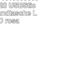 818Shop No16100030032 HiSpeed 20 USBSticks 32GB Handtasche Lady 3D rosa