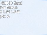 DigiChip 32GB UHS1 CLASS 10 SD SDHC Speicherkarte für Nikon Coolpix L32 L31 L840