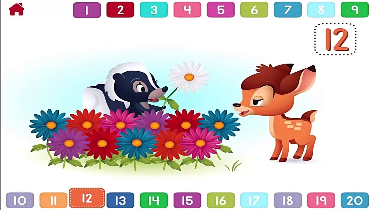 Disney Buddies 123s iOS Android Gameplay By Disney Disney educational Games For Kids