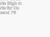 Microcell SDHC 32GB Speicherkarte  32gb micro sd karte für Huawei Ascend P6