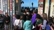Families reunited at US-Mexico border fence