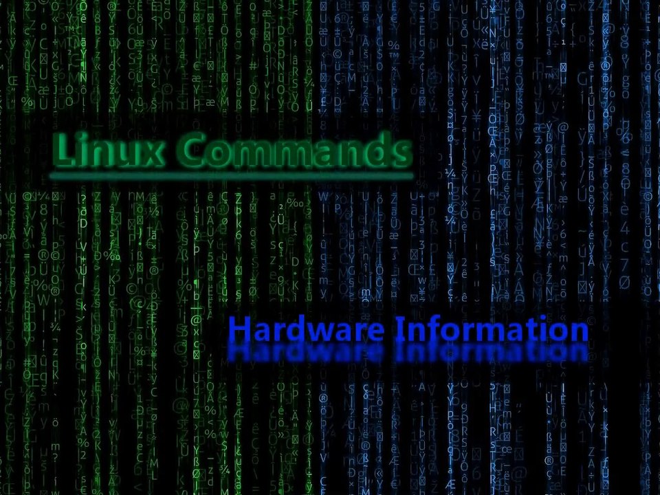 More commands for hardware information in Linux terminal