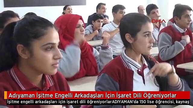 Adıyaman İşitme Engelli Arkadaşları İçin İşaret Dili Öğreniyorlar