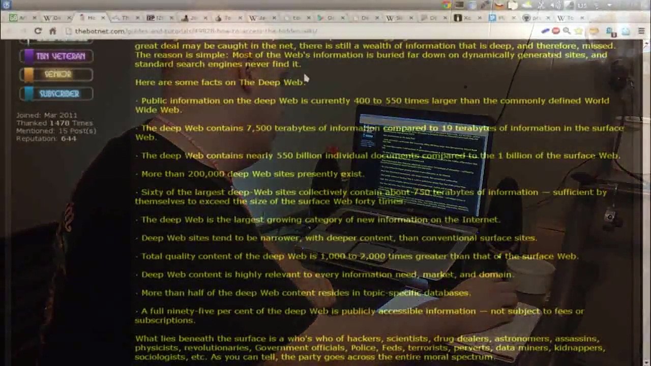 The Hidden Internet - Exploring The Deep Web