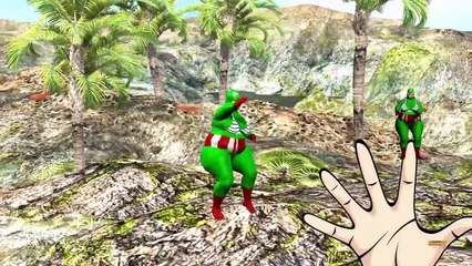 Skeleton spiderman captain america Batman Sharks finger family Rhymes for Kids 3d animation