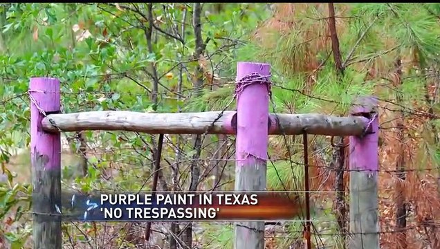 Local Police Are Warning If You Spot Purple Fence Posts To Get Away As Soon As You Can by NativeAmericanNews - Daily