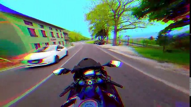Honda SUPERBIKE Motorcycle WHEELIES Madness on PUBLIC ROADS in ITALY Costo MaxWrist SAVAGE MODE 1000