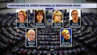Rezulucja PE przeciwko Polsce - PO jak współczesna Targowica