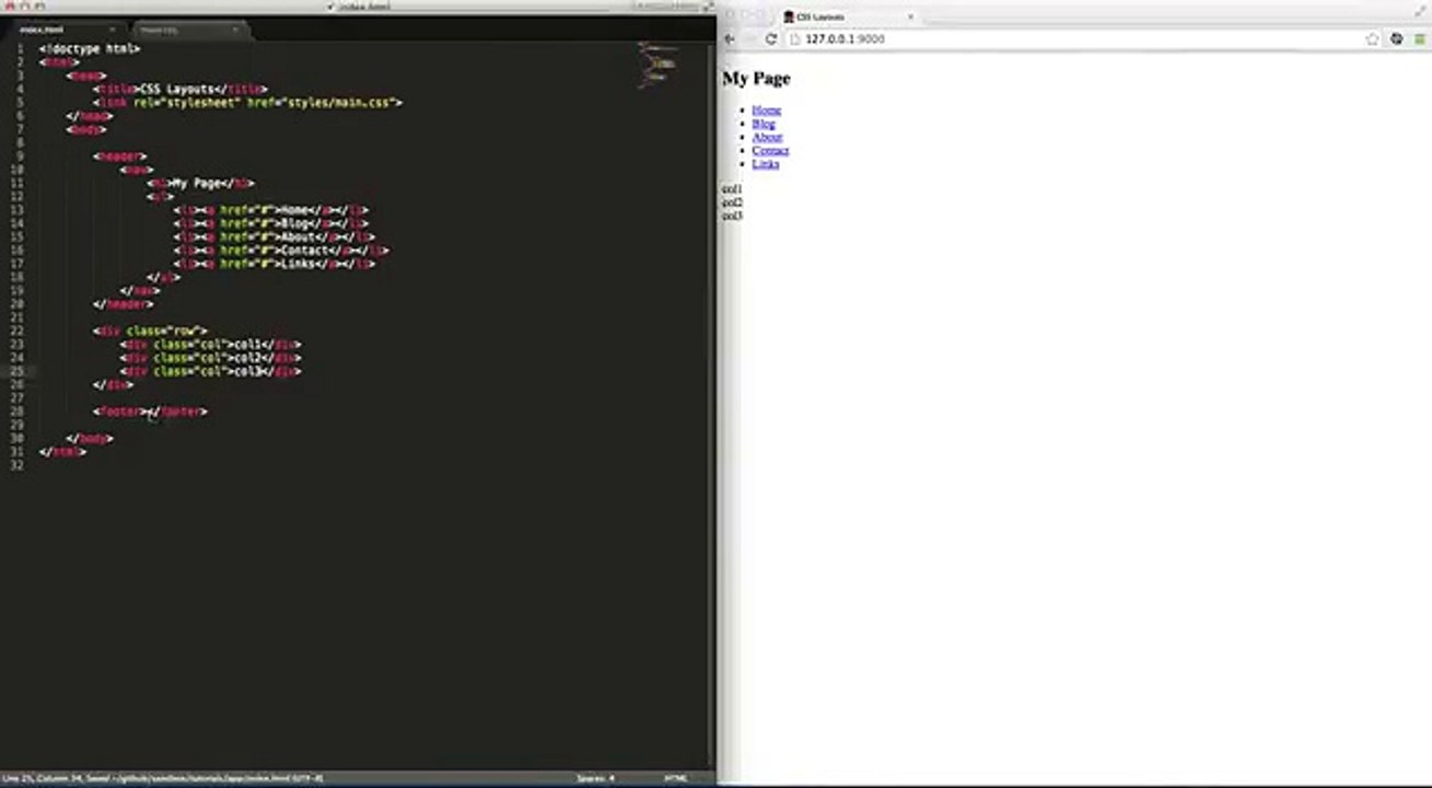 How to create CSS Layouts - Web Development Tutorial for Beginners (#3) - with HTML & CSS