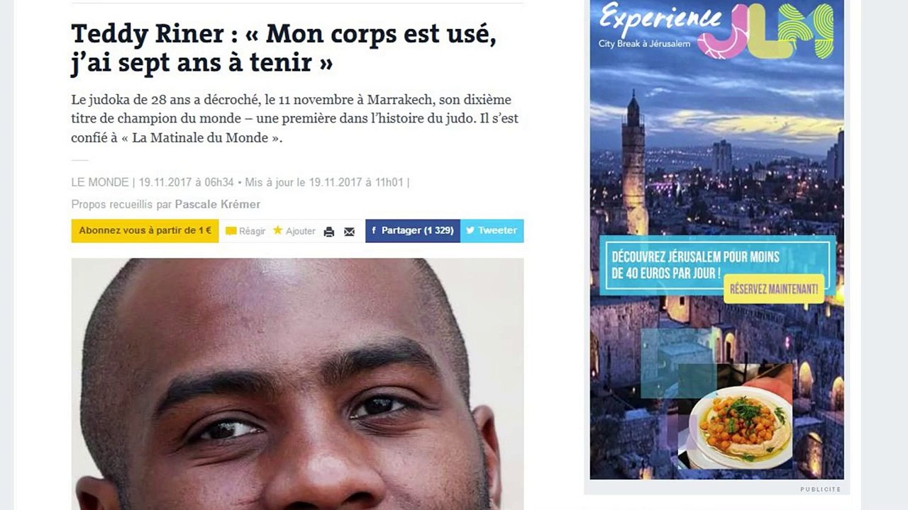 Regrets, douleurs... Les surprenantes révélations de Teddy Riner