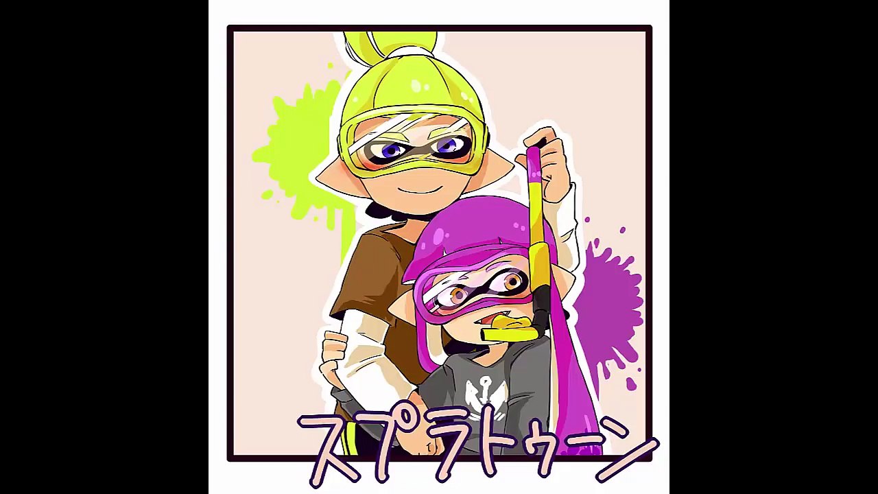 【漫画動画】SPLATOON スプラトゥーンの可愛い漫画 詰め合わせ - キャップ帽イカくんとイカちゃんのらくがき Part4