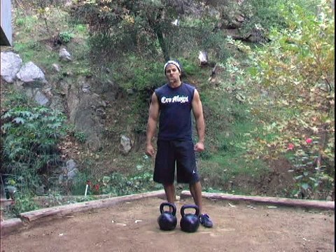 Mike Mahler - Kettlebell Solutions For Speed And Explosive Strength - Upper Body - 03 - Alternating Hang Clean And Press