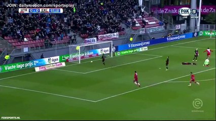 Cyriel Dessers Goal HD - Utrecht 1 - 0 Excelsior - 19.11.2017 (Full Replay)