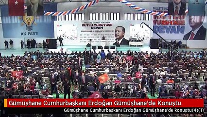 Gümüşhane Cumhurbaşkanı Erdoğan Gümüşhane'de Konuştu