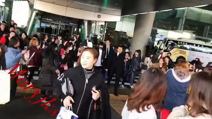JANG KEUN SUK AT KOMATSU AIRPORT ARRİVAL TO INCHEON AIRPORT KOREA 19.11.2017