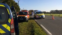 Route de Saint-Maurice: deux blessés dans un accident