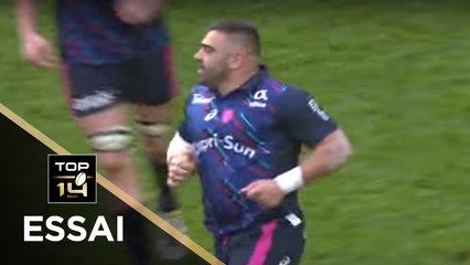 TOP 14 - Essai Zurab ZHVANIA (SFP) - Paris - Oyonnax - J10 - Saison 2017/2018