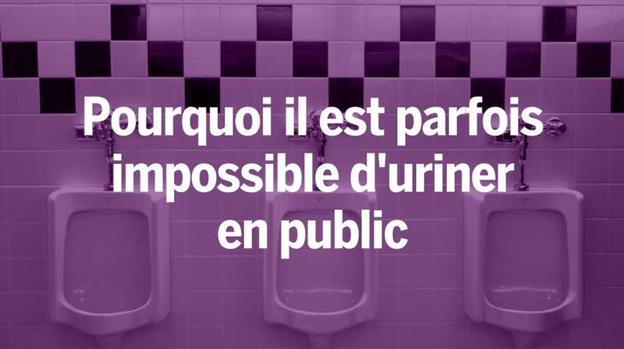Pourquoi certaines personnes sont incapables d’uriner dans les toilettes publiques