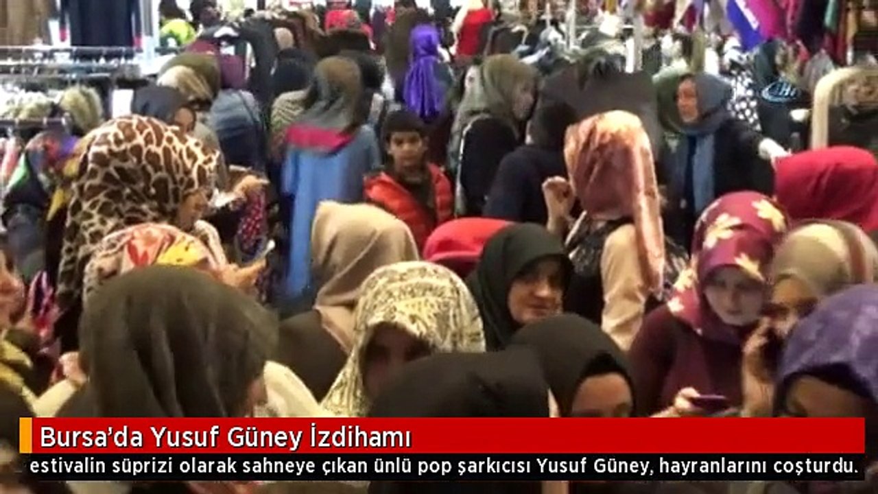 Bursa'da Yusuf Güney İzdihamı