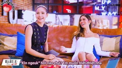 [vietsub] Yaya thách thức Ticha thi nói tiếng Thái | MAKE UP MY WAY |EP.38| 11.11.17