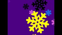 Baby Sensory Christmas video - snowflakes- high contrast
