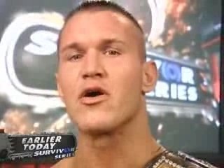 Survivor Series 2007 Randy Orton - HBK Interviews