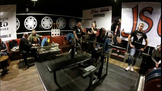 Ninni Myöhänen penkkipunnerrus 52.5 kg.FPO raw bench & deadlift night, Kukonkulma Laitila 11.11-2017