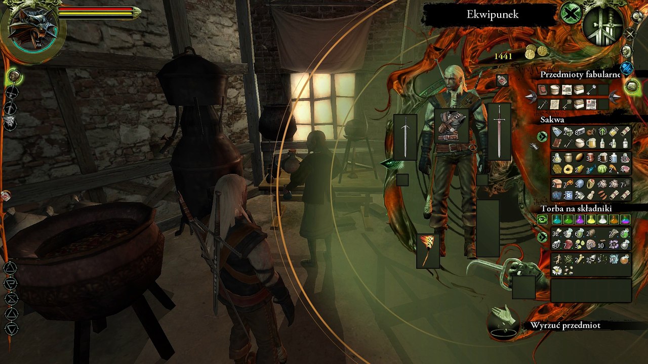 Wiedźmin 1 - Akt III cz 7 , Pogadanka z Alchemikiem