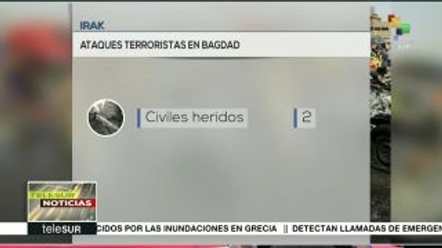 Ataques terroristas en Irak dejan un saldo de al menos 8 heridos
