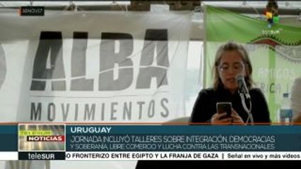 Jornada continental contra el neoliberalismo concluye en Montevideo