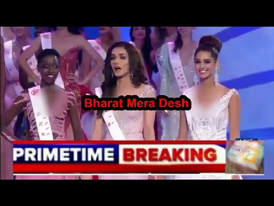 Pak Media Miss india Became Miss World- Manushi Chhillar