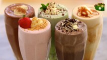 Milkshake Recipe | Chocolate Milkshake | Strawberry Milkshake | Samayal Manthiram