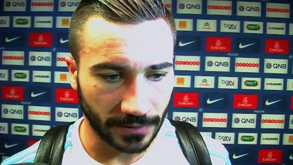 Romain Alessandrini après la défaite de l'OM face au PSG