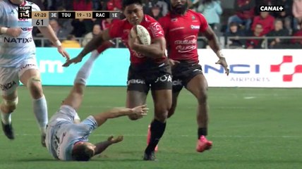 Superbe course de Malakai Fekitoa pour un énorme essai de Chris Ashton