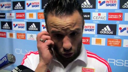 Mathieu Valbuena bien évidemment déçu de l'accueil du Vélodrome