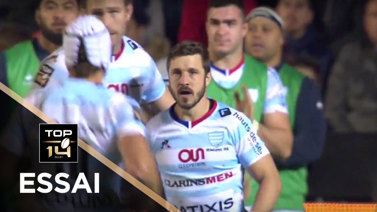 TOP 14 - Essai Marc ANDREU (R92) - Toulon - Racing 92 - J10 - Saison 2017/2018