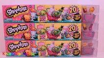 Распаковка SHOPKINS Season 3 MEGA PACK ALL 3 ШОПКИНС Сезон 3 МЕГА УПАКОВКИ на 20 Штук 60 Shopkins